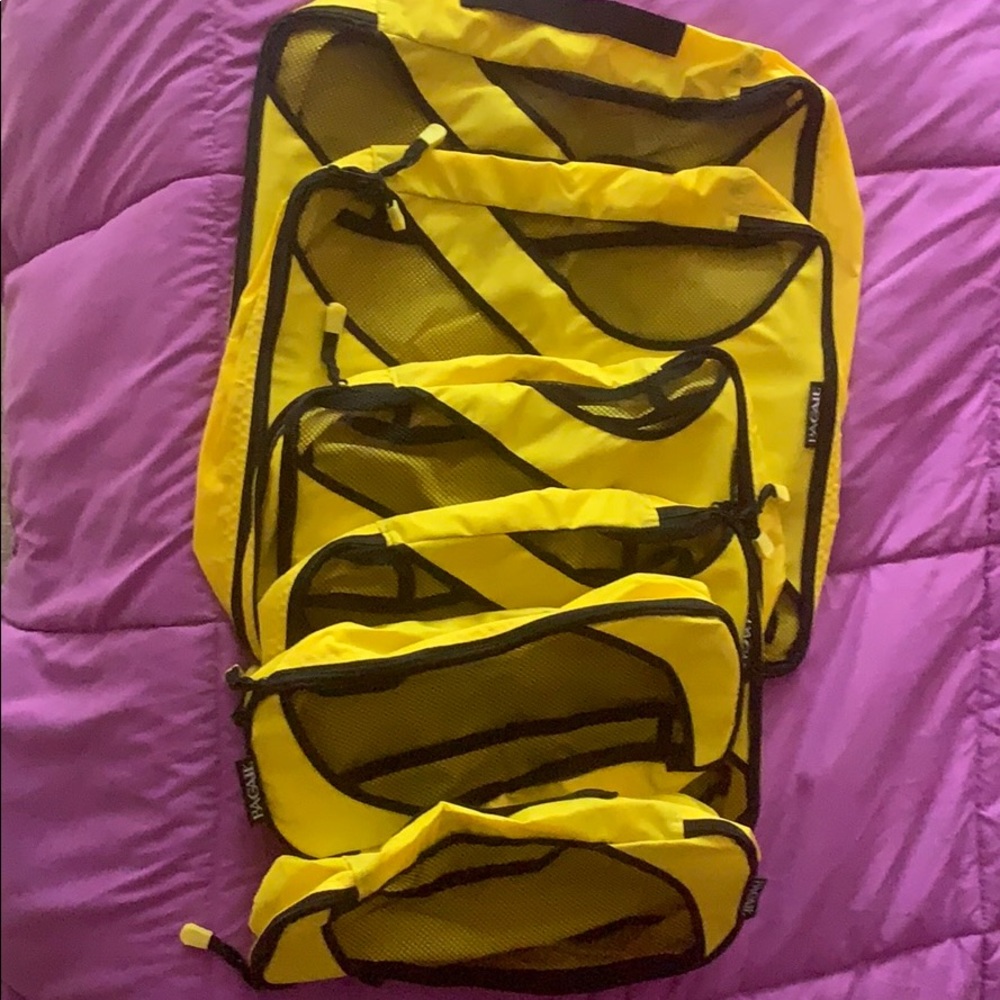 6 piece packing cube set